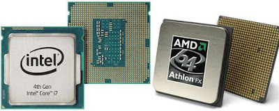 gambar processor intel dan amd