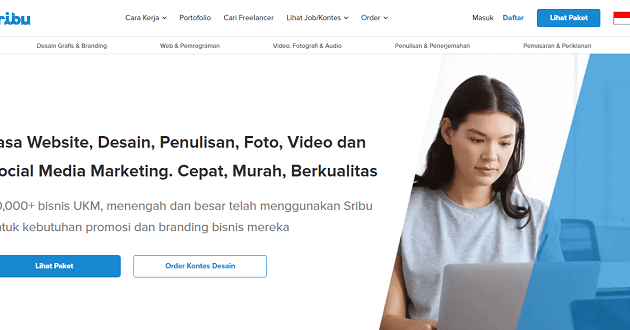 Website Freelance Penghasil Uang Sribu.com